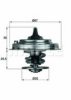 BEHR TX 34 82D Thermostat, coolant